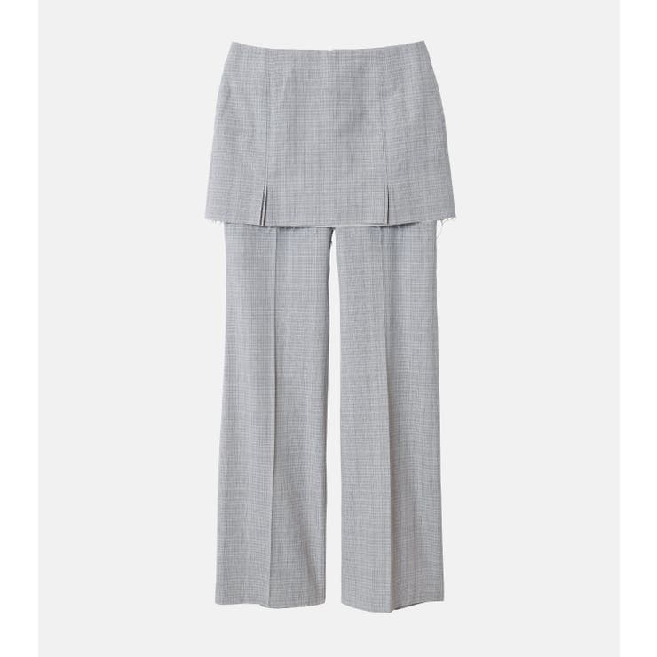 Gray | Check Layerd Tro | LE CIEL BLEU outlet