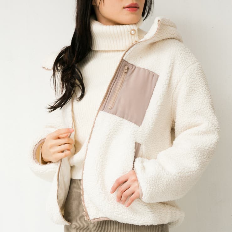 ブルゾンレディースファッション通販ボアブルゾン フード付き ボア 品番 Rtsw Cici Bella シーシーベラ のレディース ファッション通販 Shoplist ショップリスト