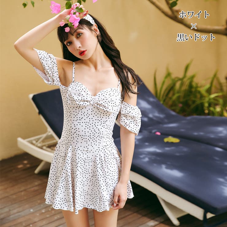 19春夏新作 レディースファッション通販水着ワンピース白地 ドットワンピース 品番 Rtsw Cici Bella シーシーベラ のレディースファッション通販 Shoplist ショップリスト
