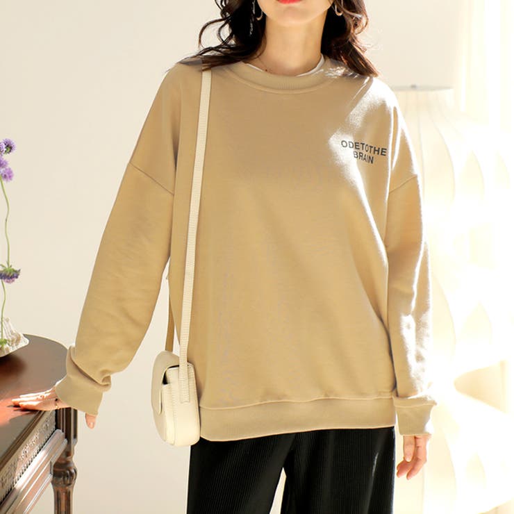 韓国トレーナー 韓国ファッション シンプル[品番：RTSW0001338]｜cici  bella（シーシーベラ）のレディースファッション通販｜SHOPLIST（ショップリスト）