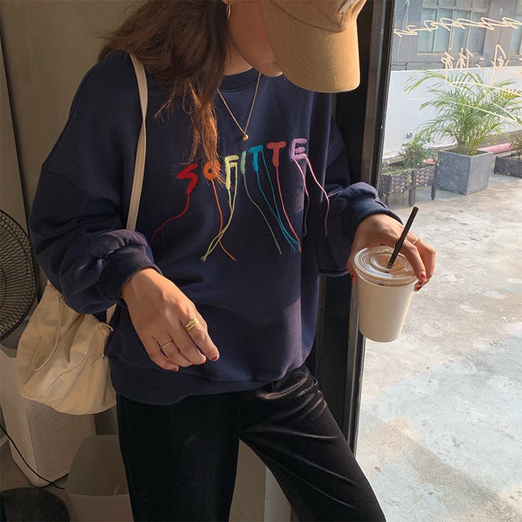 大人可愛い デザインパーカー ゆったり | cici bella | 詳細画像14 