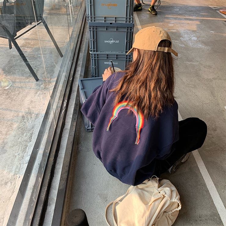 大人可愛い デザインパーカー ゆったり | cici bella | 詳細画像15 