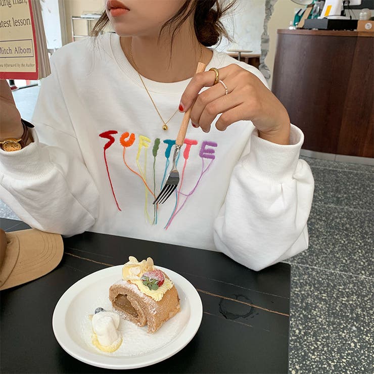 大人可愛い デザインパーカー ゆったり | cici bella | 詳細画像4 