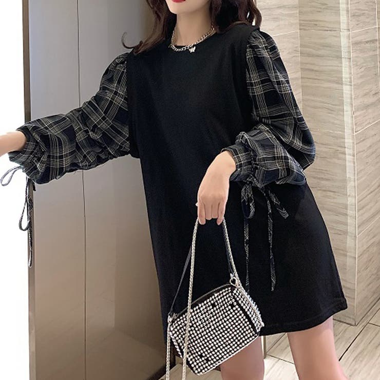 韓国 ファッション ドッキングワンピース | La Bella | 詳細画像12 