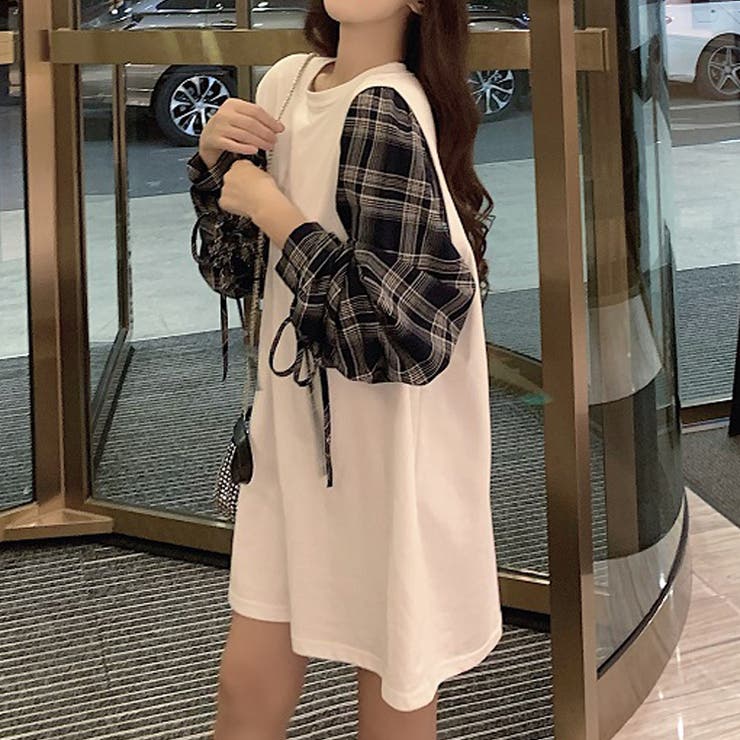 韓国 ファッション ドッキングワンピース | La Bella | 詳細画像7 