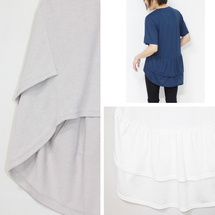 バックフリル 2段フリル バックシャンTシャツ | Leggy&Paggy | 詳細画像15 