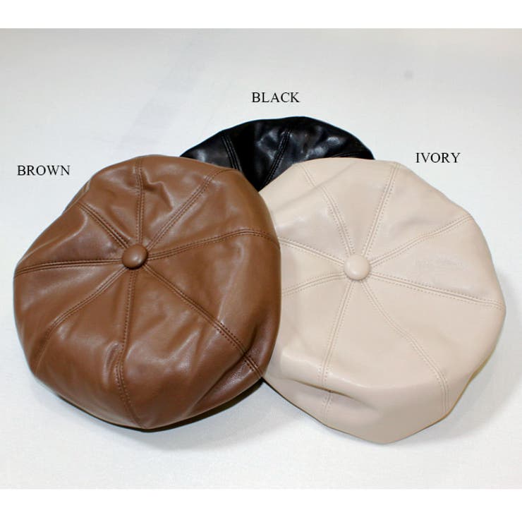 美品✳︎JACQUESLECORREエナメルレザーベレー帽着画有り mature ha. シルクベレー beret top gather big silk（カラー