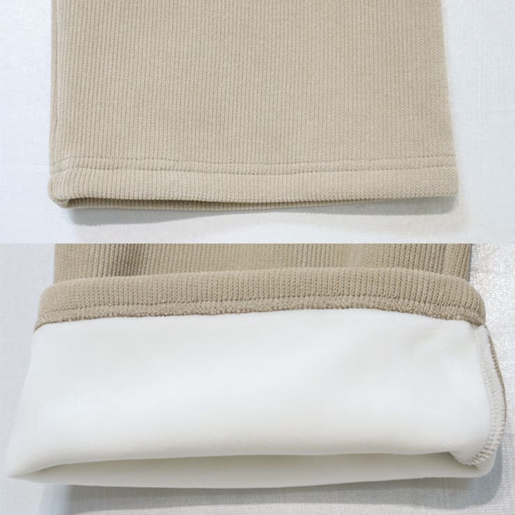 暖か裏ボア ニットコーデュロイ ワイドパンツ | Leggy&Paggy | 詳細画像13 