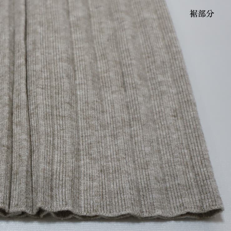 ニットプリーツワイドパンツ プリーツパンツ ニットパンツ ワイドパンツ | Leggy&Paggy | 詳細画像13 