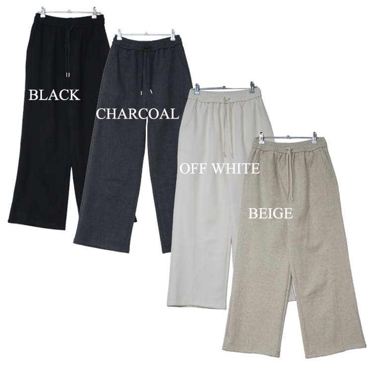 脚長見え カーブワイドパンツ スウェットパンツ | Leggy&Paggy | 詳細画像11 