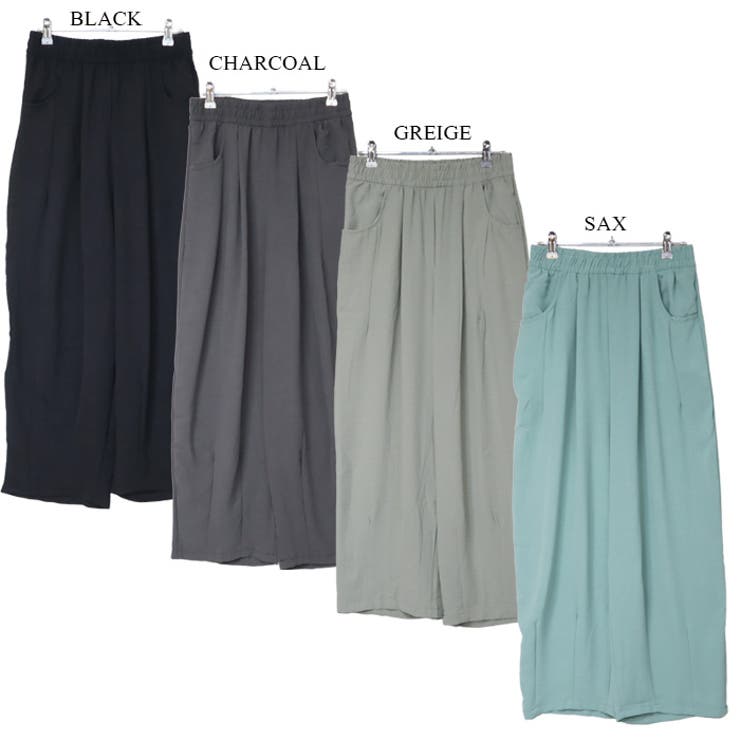 サラテロ タックワイドパンツ ワイドパンツ タックパンツ | Leggy&Paggy | 詳細画像12 