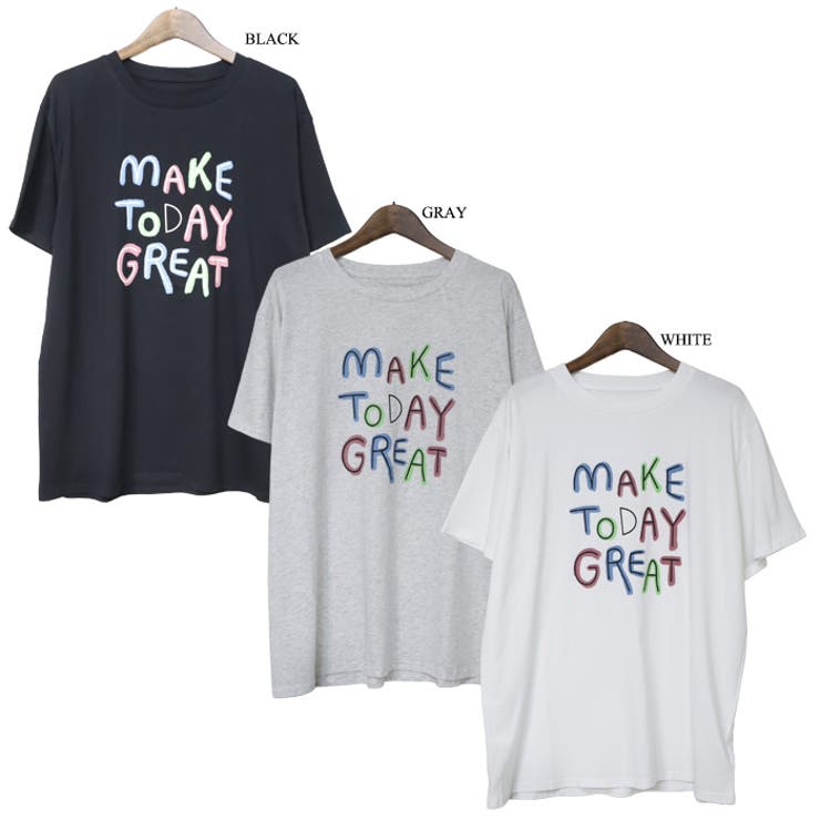 英字ロゴ ビッグTシャツ 半袖Tシャツ ロゴT Tシャツ半袖 | Leggy&Paggy | 詳細画像9 