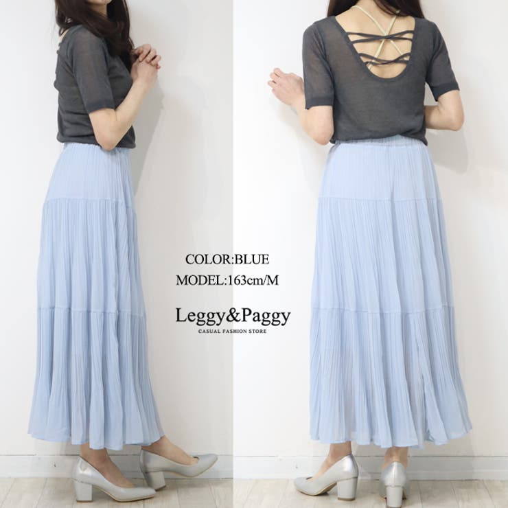 プリーツティアードスカート プリーツスカート ティアードスカート | Leggy&Paggy | 詳細画像2 