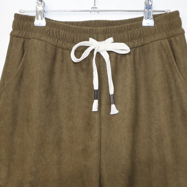 超人気の雑貨店 ニットコーデュロイ カーゴパンツ カーゴ[品番：ELEW0001933 パンツ