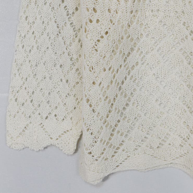 シアーニットプルオーバー 透かし編みニット シアートップス シアーニット | Leggy&Paggy | 詳細画像9 