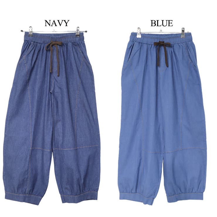 バルーンデニム デニムパンツ クロップド丈 | Leggy&Paggy | 詳細画像12 