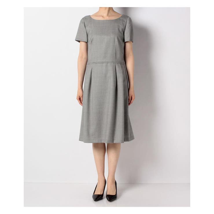 ランバンコレクションLANVINcollection 半袖ワンピース膝丈