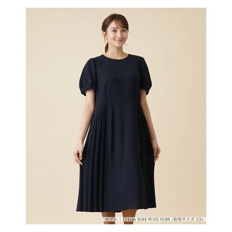 洗えるフェミニンワンピース | Leilian PLUS HOUSE | 詳細画像1