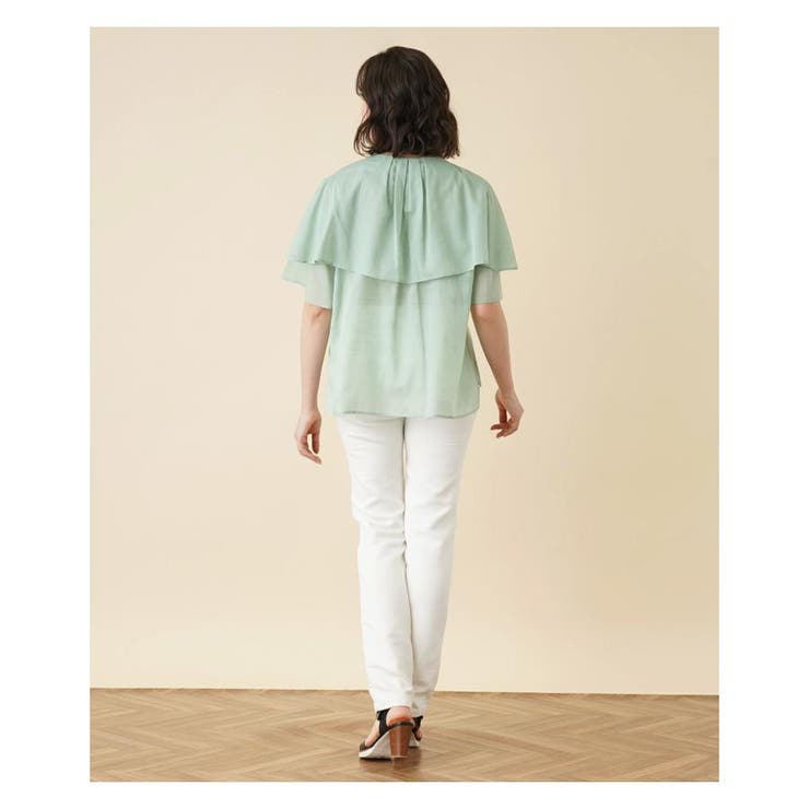 ビッグフリルブラウス | Leilian PLUS HOUSE | 詳細画像3