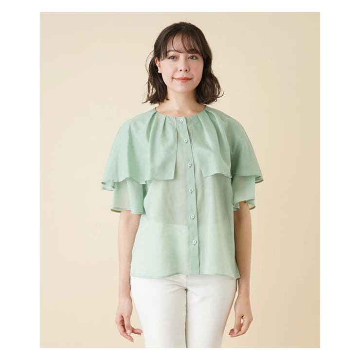 ビッグフリルブラウス | Leilian PLUS HOUSE | 詳細画像4