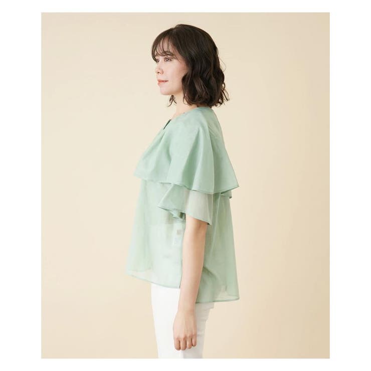ビッグフリルブラウス | Leilian PLUS HOUSE | 詳細画像5