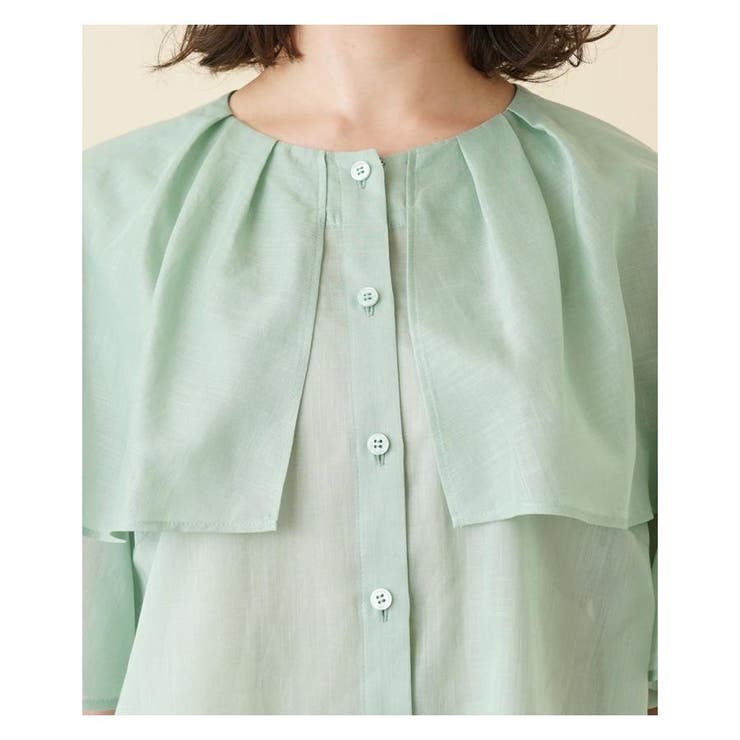 ビッグフリルブラウス | Leilian PLUS HOUSE | 詳細画像7