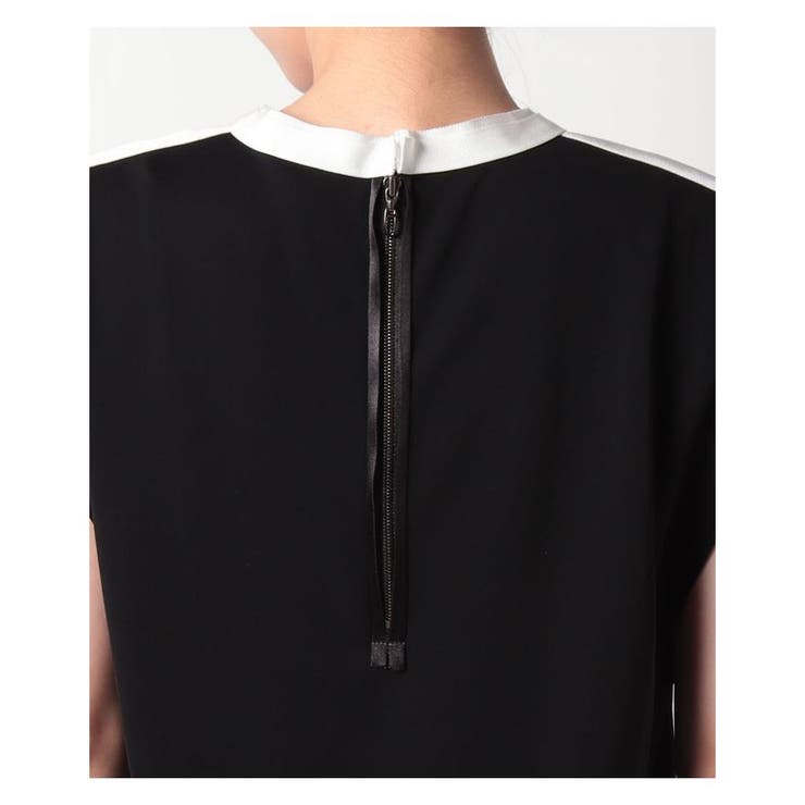 【未使用タグ付】LANVIN collection☆40☆ワンピース バイカラー バイカラーワンピース[品番：LAVW0004092]｜LANVIN COLLECTION