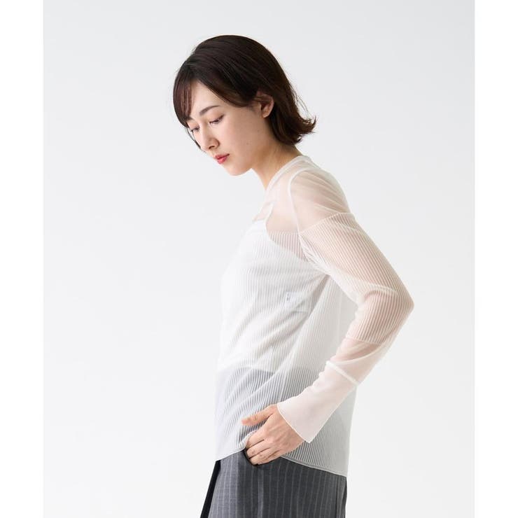シアーナイロンカットソー[品番：LAVW0019403]｜LANVIN