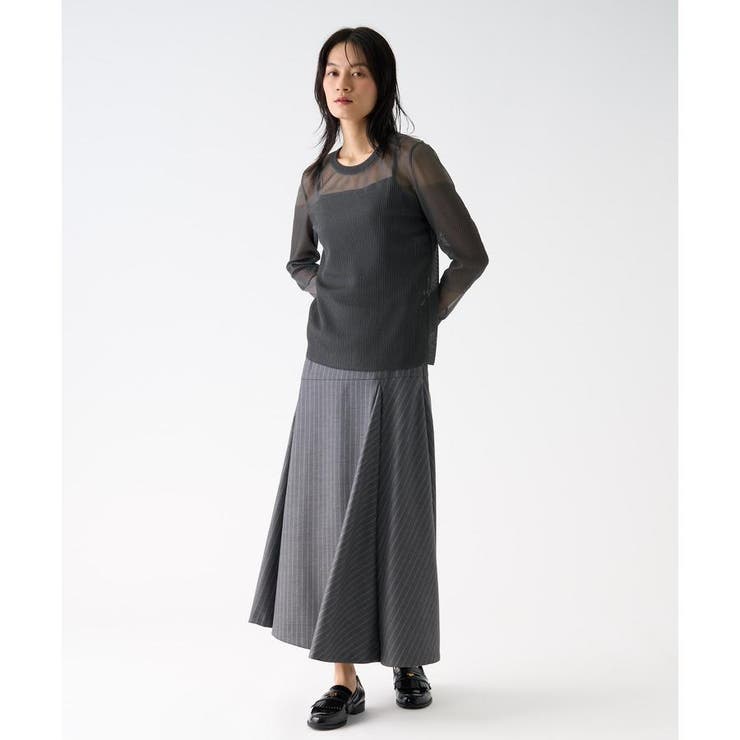 シアーナイロンカットソー[品番：LAVW0019403]｜LANVIN