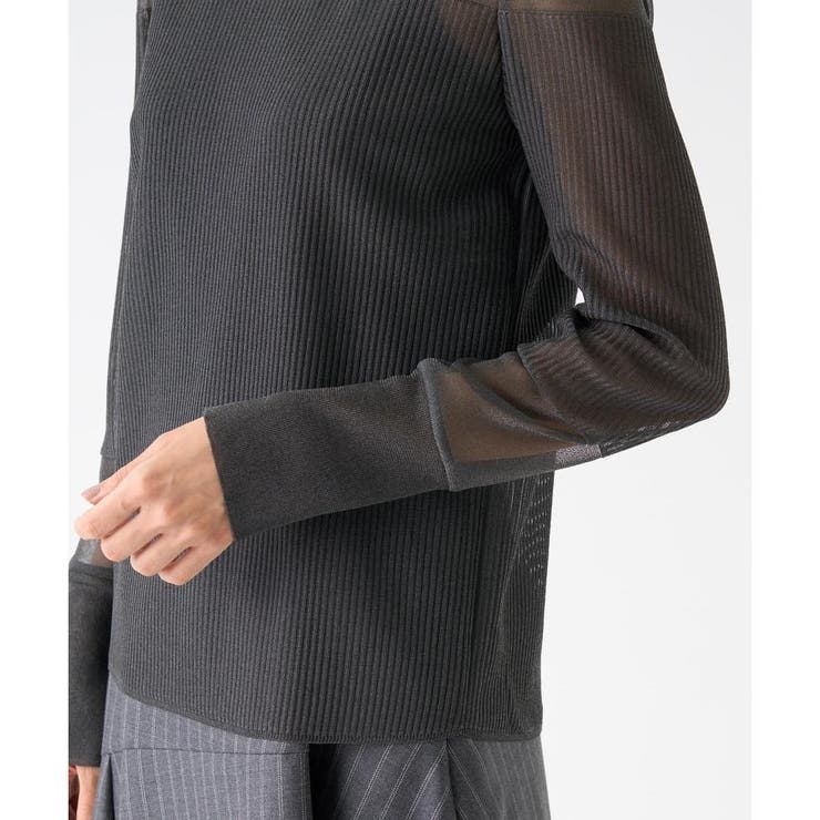 シアーナイロンカットソー[品番：LAVW0019403]｜LANVIN