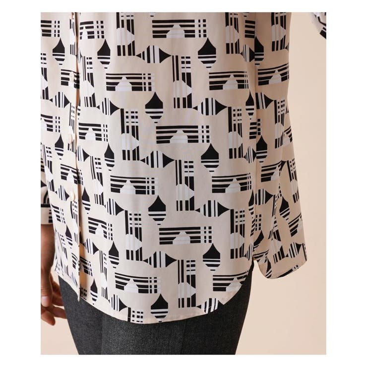 プリントリボンブラウス | Leilian | 詳細画像11 