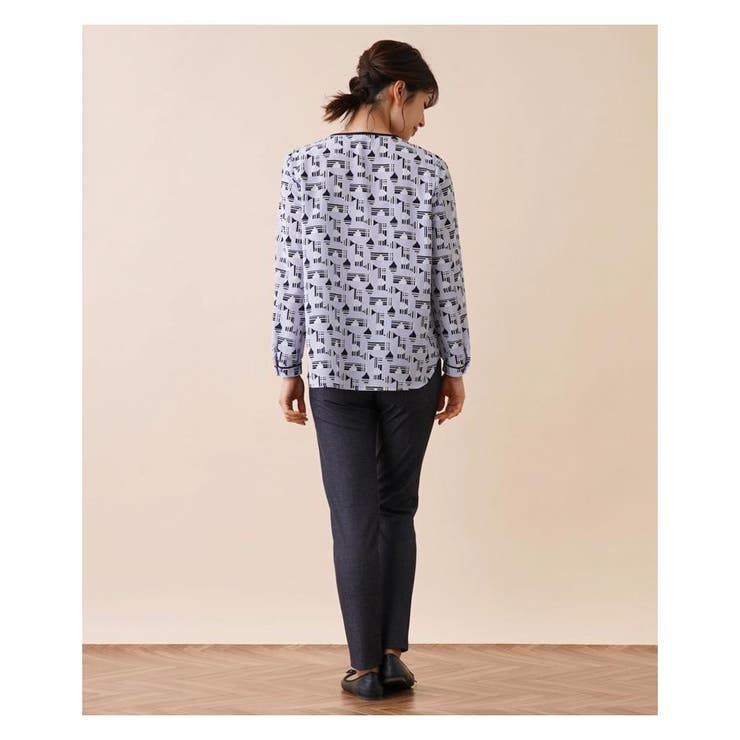 プリントリボンブラウス | Leilian | 詳細画像15 