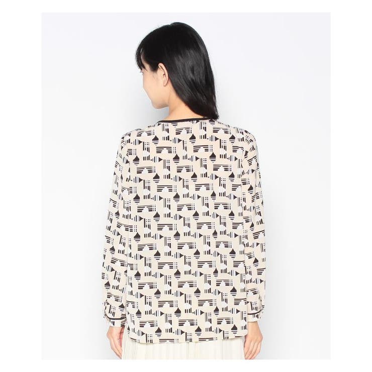 プリントリボンブラウス | Leilian | 詳細画像18 