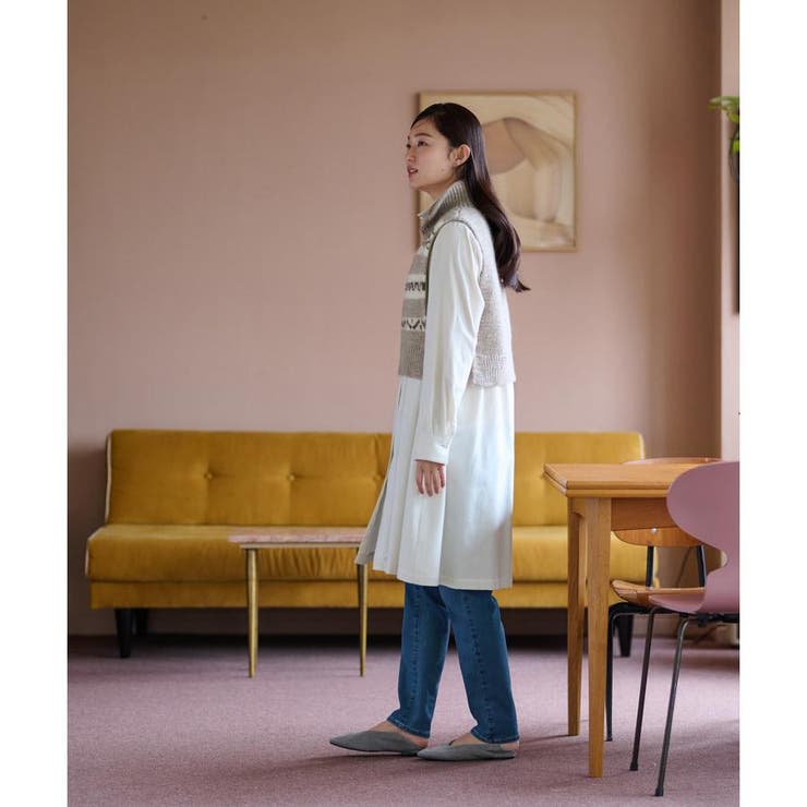ノルディックのニットベスト[品番：LAVW0018081]｜CARA O CRUZ（キャラ