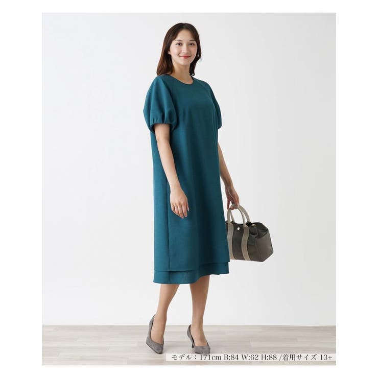 パフスリーブワンピース | Leilian PLUS HOUSE | 詳細画像5