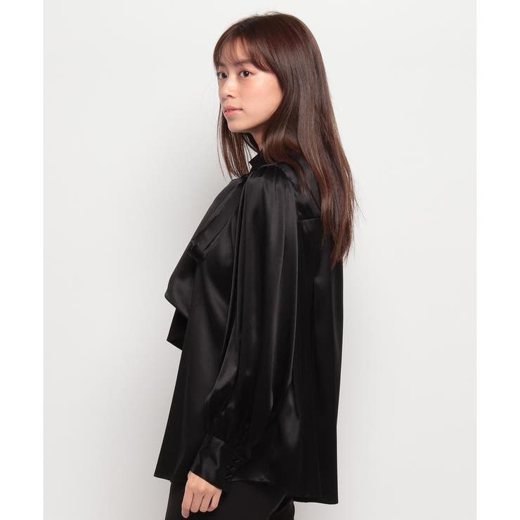 シルクボウタイブラウス[品番：LAVW0014843]｜Leilian（レリアン
