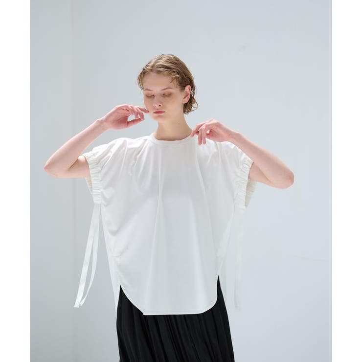 ギャザードロストオーバーカットソー[品番：LAVW0010287]｜LANVIN en 
