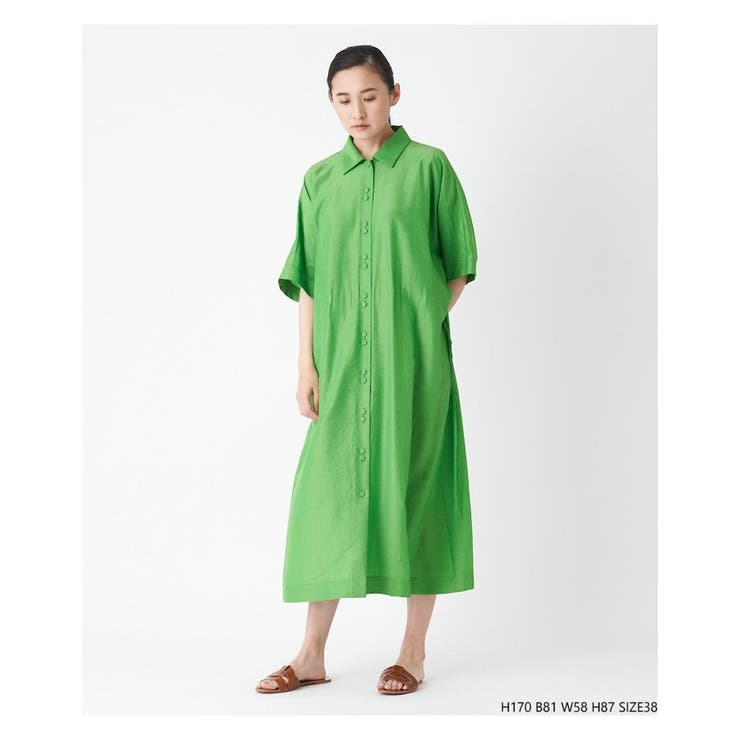 五分袖ワンピース[品番：LAVW0009050]｜LANVIN COLLECTION
