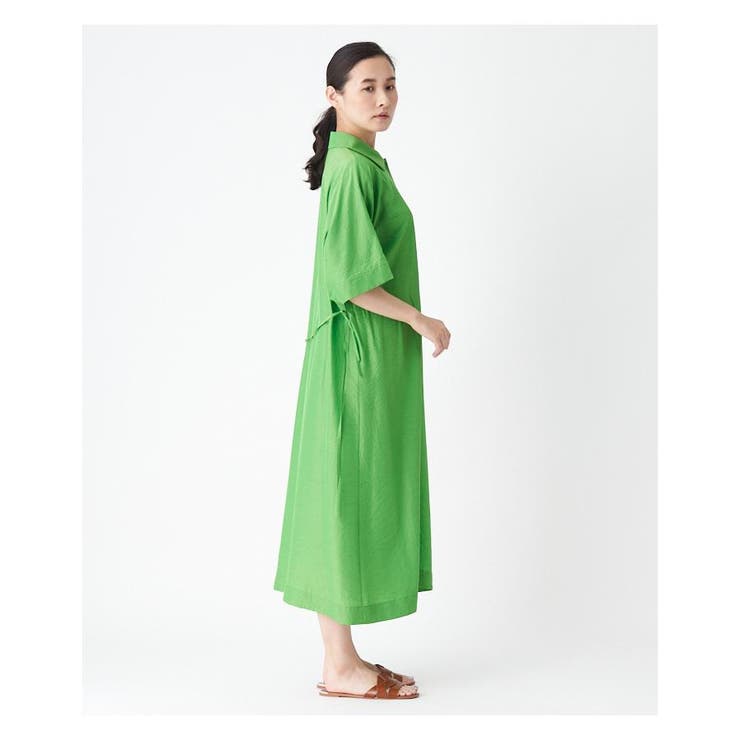 ランバンコレクション ワンピース 花柄 絹 ランバンコレクション 花柄