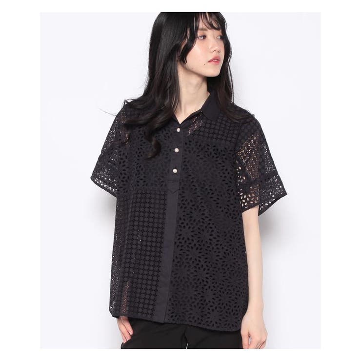 カッティングレースブラウス | Leilian | 詳細画像1