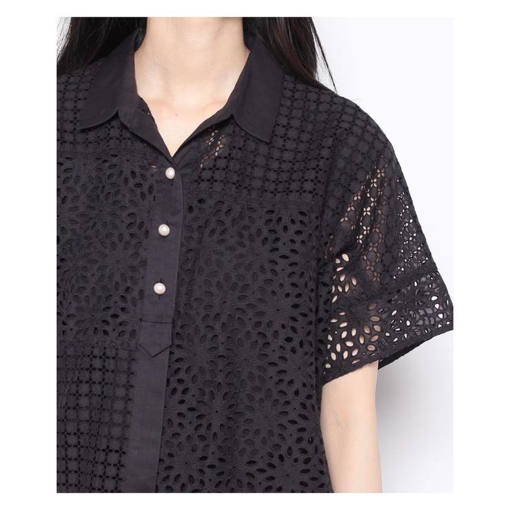 カッティングレースブラウス | Leilian | 詳細画像4