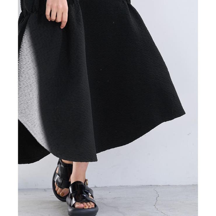 ふくれジャガードニットワンピース[品番：LAVW0008805]｜LANVIN
