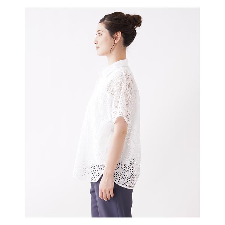 カッティングレースブラウス | Leilian | 詳細画像16