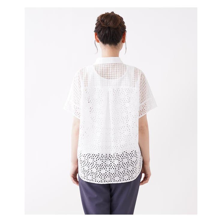 カッティングレースブラウス | Leilian | 詳細画像17