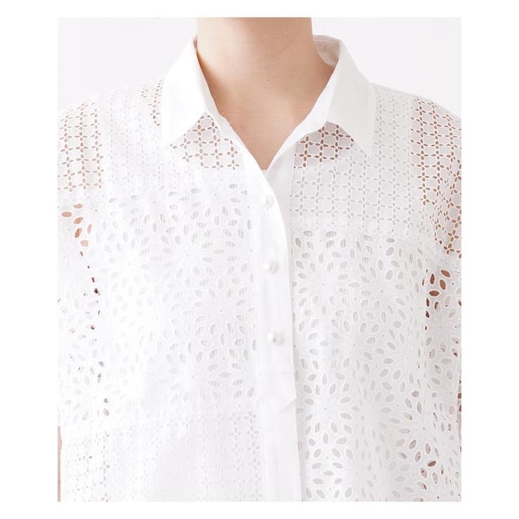 カッティングレースブラウス | Leilian | 詳細画像18