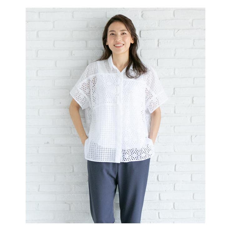 カッティングレースブラウス | Leilian | 詳細画像24