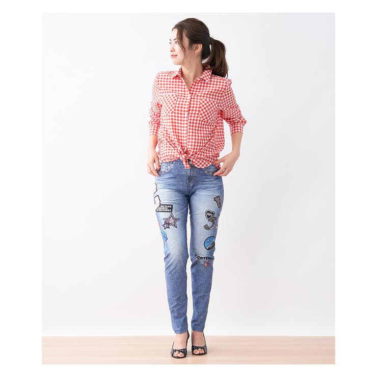 トロンプルイユ デニムパンツ MB ULTIMATE FABRIC トロンプルイユワイドデニムパンツ | MB