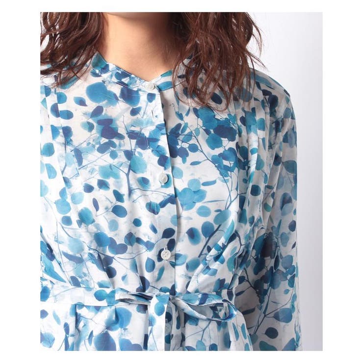 ボタニカル柄ブラウス | Leilian PLUS HOUSE | 詳細画像3