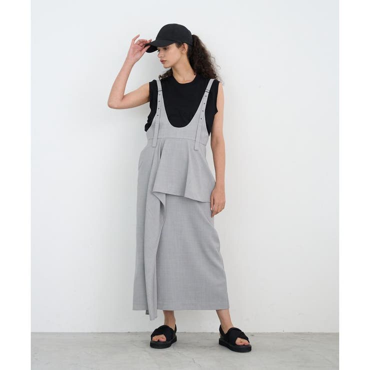 サマーウールサロペットワンピース[品番：LAVW0008806]｜LANVIN en 