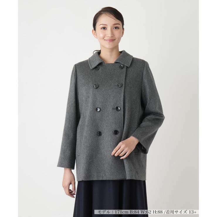 ショートコート[品番：LAVW0019282]｜Leilian PLUS HOUSE